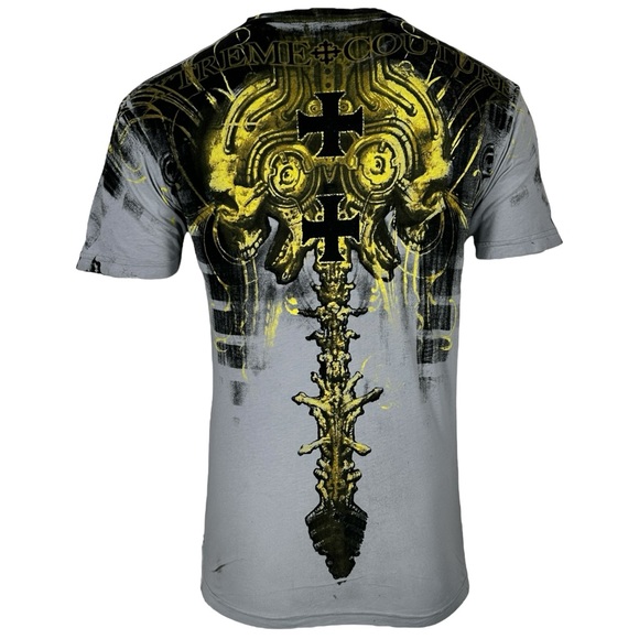 Xtreme Couture by Affliction Men's T-Shirt Panic - Picture 3 of 8